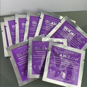 Lot of 9 Glam Glow Mask in individual applications